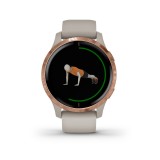 Garmin Venu Light Sand with Rose Gold Hardware and AMOLED Screen