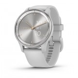 Garmin vivomove Trend Silver with Mist Gray Silicone Band