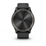 Garmin vivomove Trend Slate with Black Silicone Band